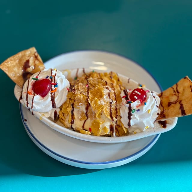 Deep-Fried Ice Cream.