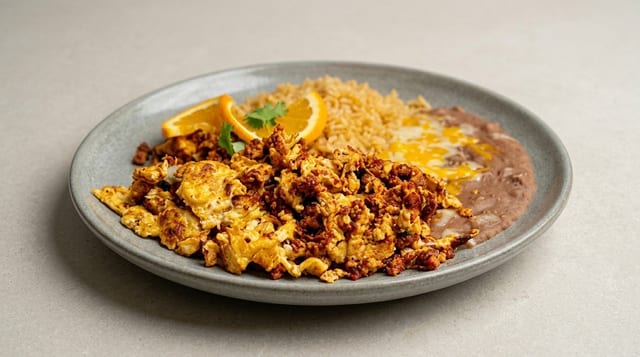 Huevos Con Chorizo.