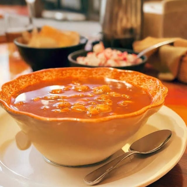 Pork Pozole Soup.