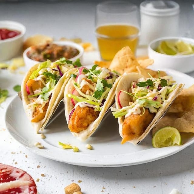 Tacos De Pescado (Fish Tacos).