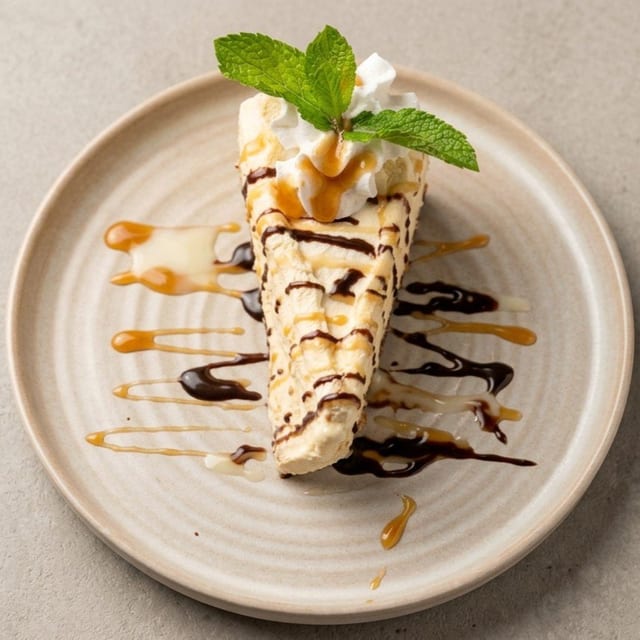 Vanilla New York Cheesecake.
