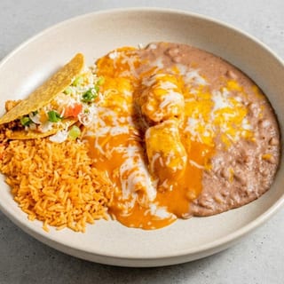 Taco and Two Enchiladas Combo