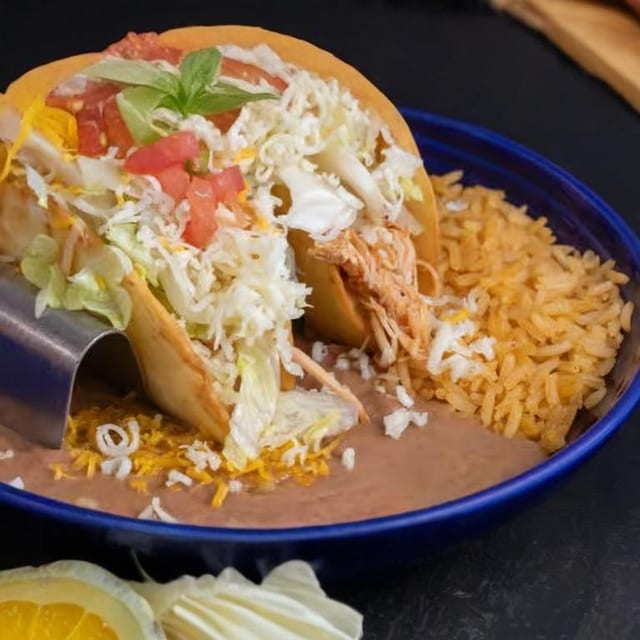 Two Crispy Tacos.