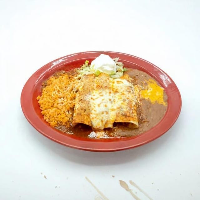 Enchiladas Colorados.