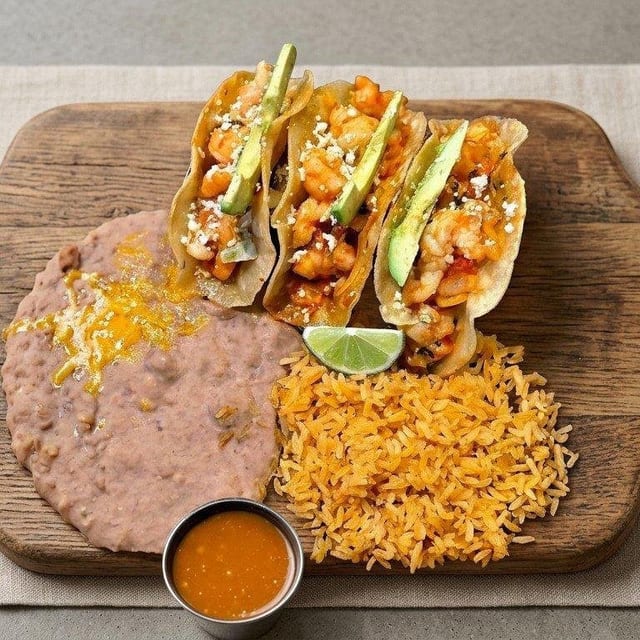Shrimp Tacos.