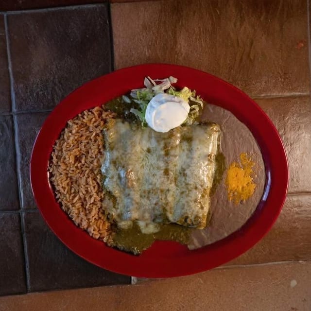 Enchiladas Verdes.