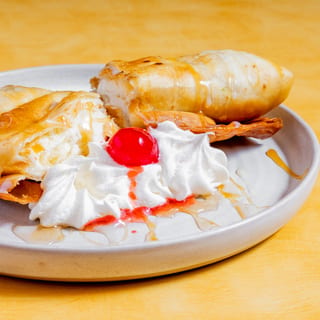 Deep-Fried Vanilla New York Cheesecake
