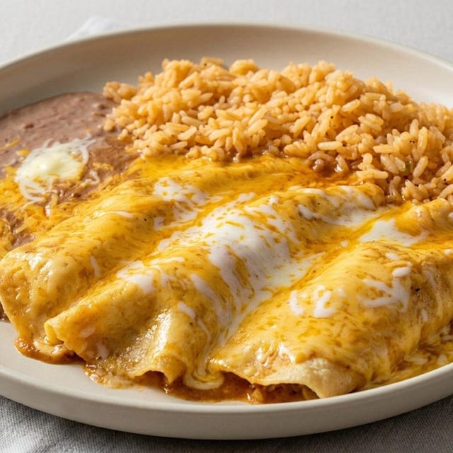 Three Enchiladas Combo.